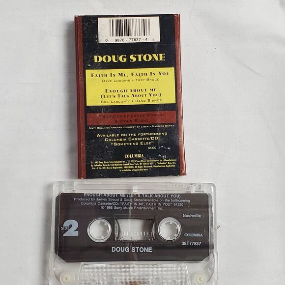 Doug Stone – Faith in Me, Faith in You Cassette Single (1995) - Picture 2 of 3